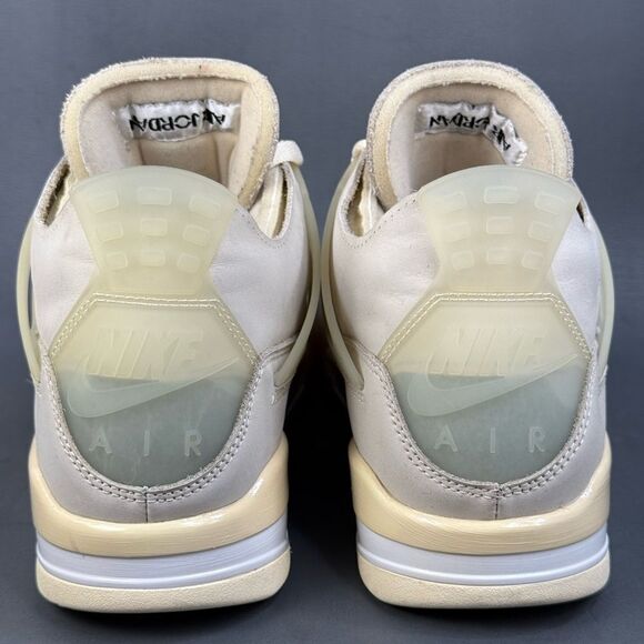 Jordan 4 SP x Off-White Mid Sail  sneaker shoes women’s size 10.5 ( men’s 8.5-9) - Picture 6 of 11